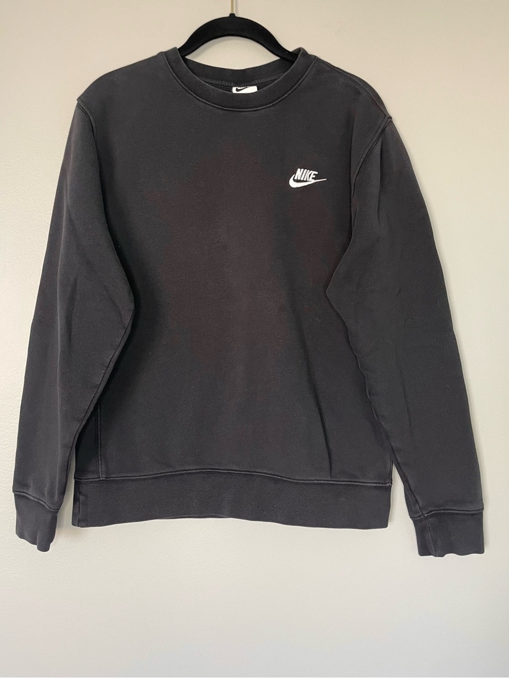 Nike Black Sportswear Club Fleece Unisex Sweatshirt